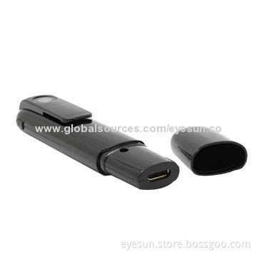 Spy Pen Camera with 4,032 x 3,024 Pixels Resolution, MOV Format, H.264 Coding